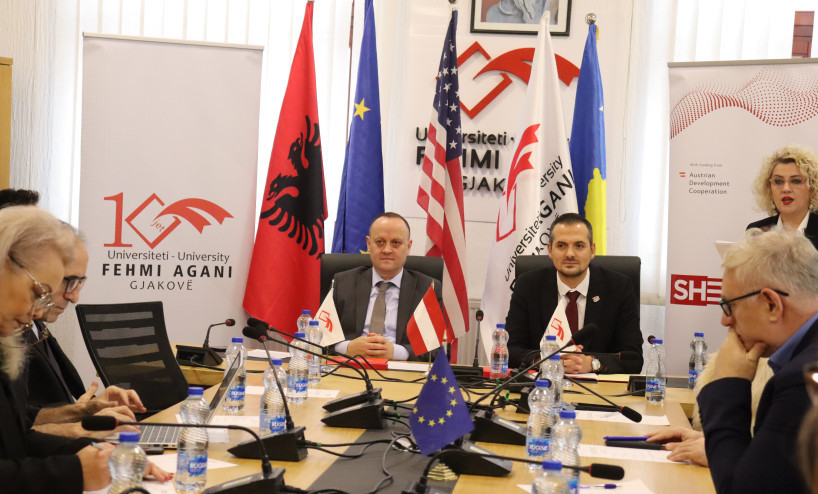 The University "Fehmi Agani" in Gjakova signs an Agreement of Cooperation with the SHER Program