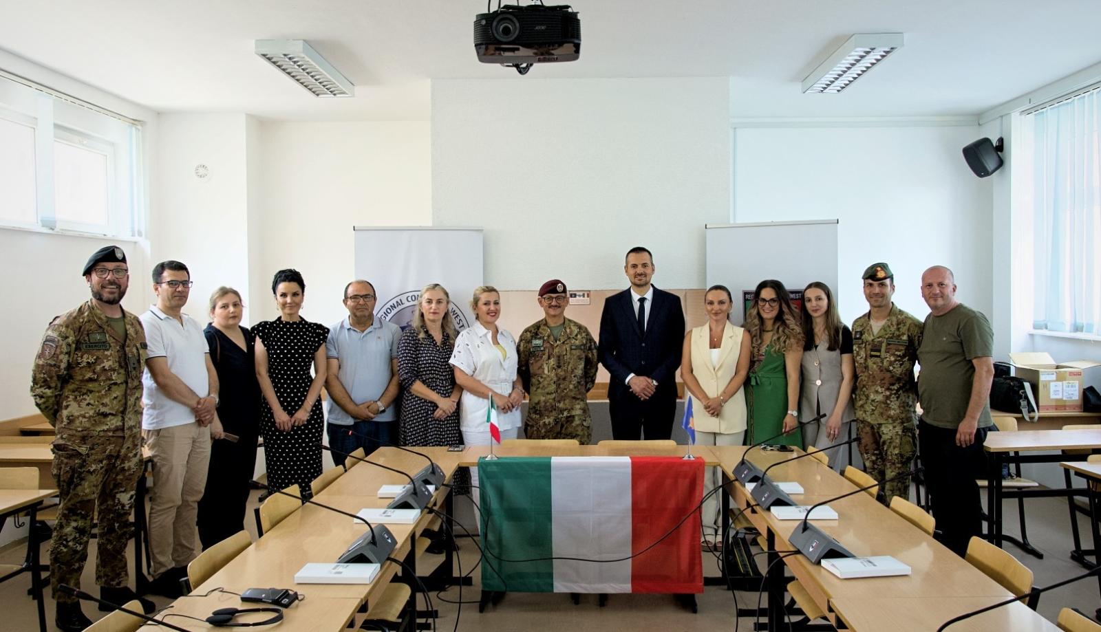 Inaugurohet donacioni i RC West KFOR për Laboratorin e Përkthimit Simultan Gjuhësor në Universitetin "Fehmi Agani" në Gjakovë