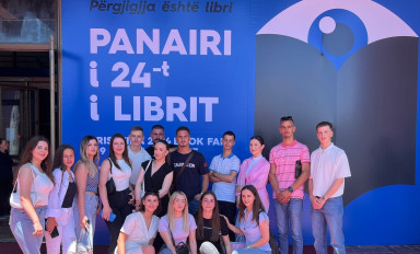 Studentët marrin pjesë në Panairin e Librit “Prishtina 2024
